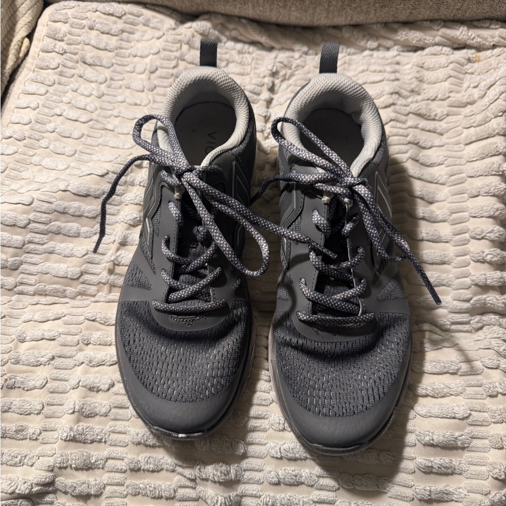 Black and Gray Athletic Sneakers